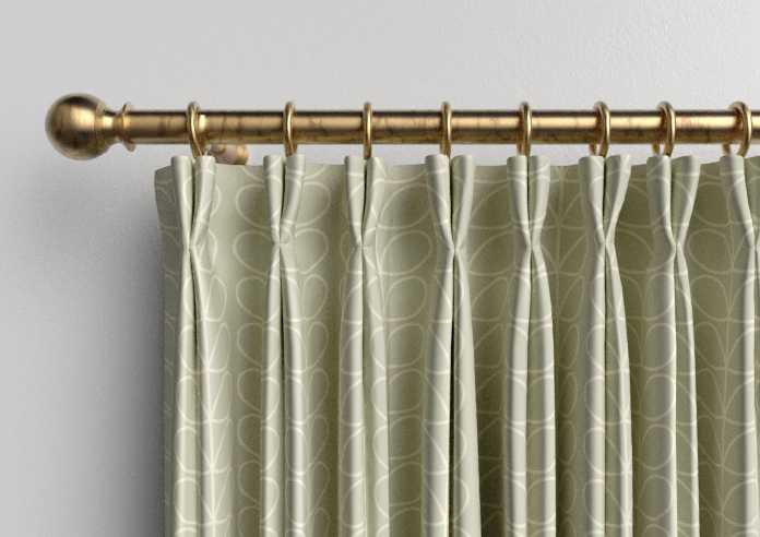 Orla Kiely Linear Stem, Pebble - Made to Measure Curtains - Image 10